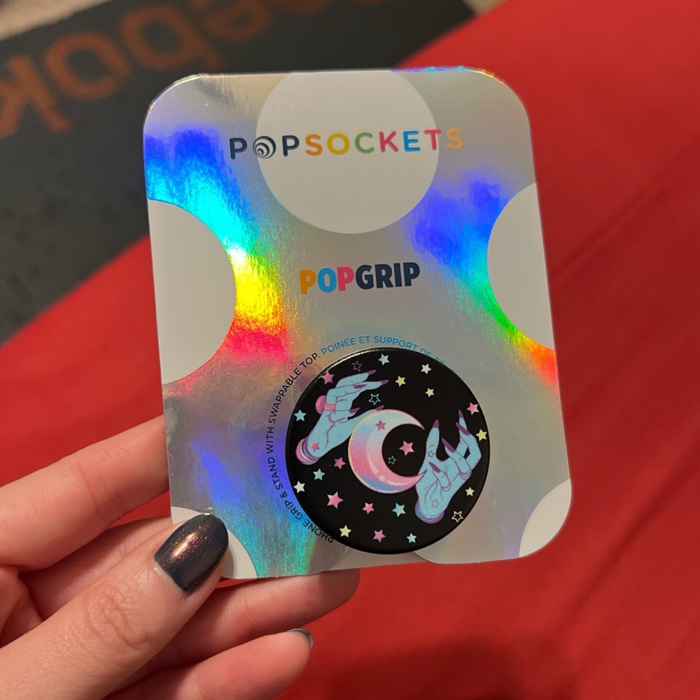 PopSockets PopGrip featuring the iconic Moon and Stars design